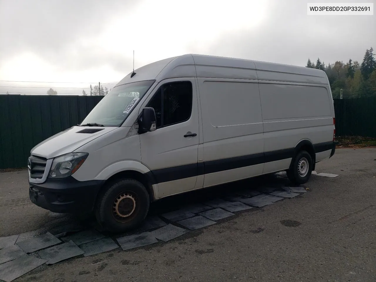 2016 Mercedes-Benz Sprinter 2500 VIN: WD3PE8DD2GP332691 Lot: 72382534