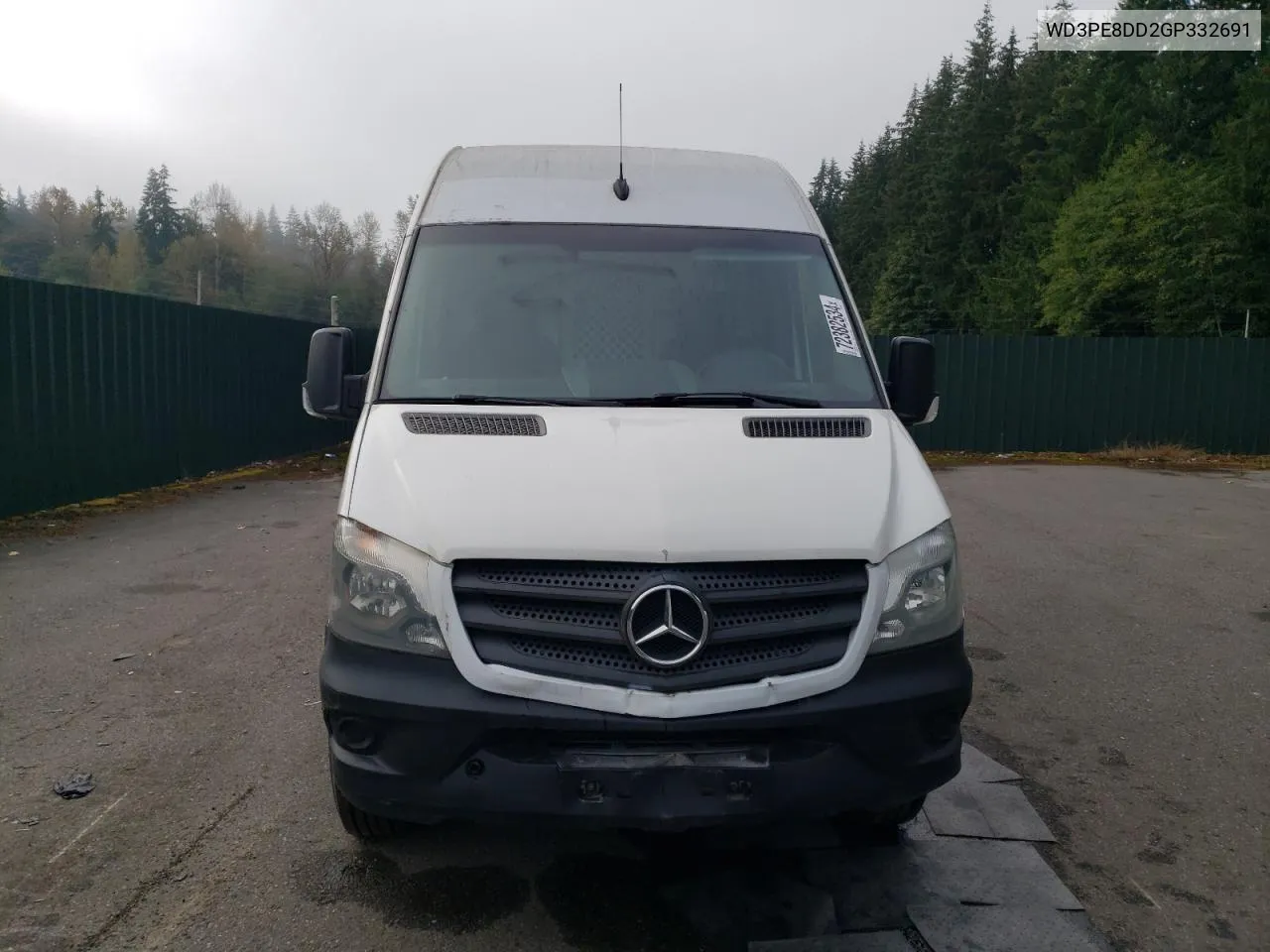 2016 Mercedes-Benz Sprinter 2500 VIN: WD3PE8DD2GP332691 Lot: 72382534