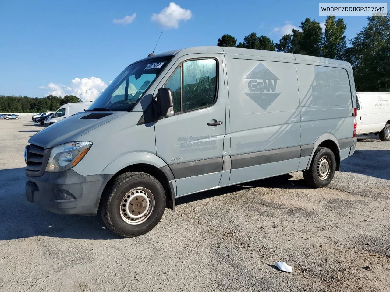 2016 Mercedes-Benz Sprinter 2500 VIN: WD3PE7DD0GP337642 Lot: 72476234