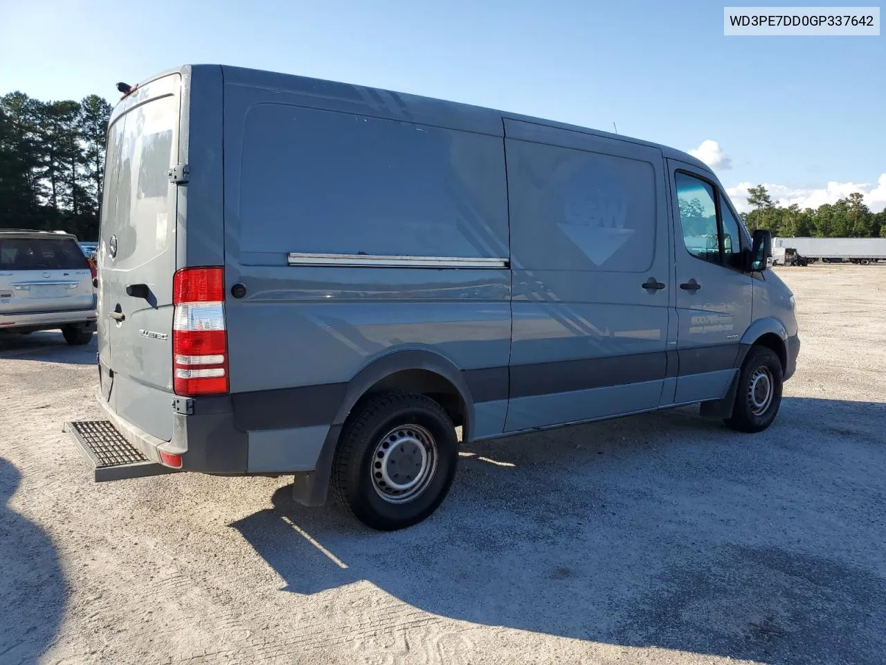 2016 Mercedes-Benz Sprinter 2500 VIN: WD3PE7DD0GP337642 Lot: 72476234