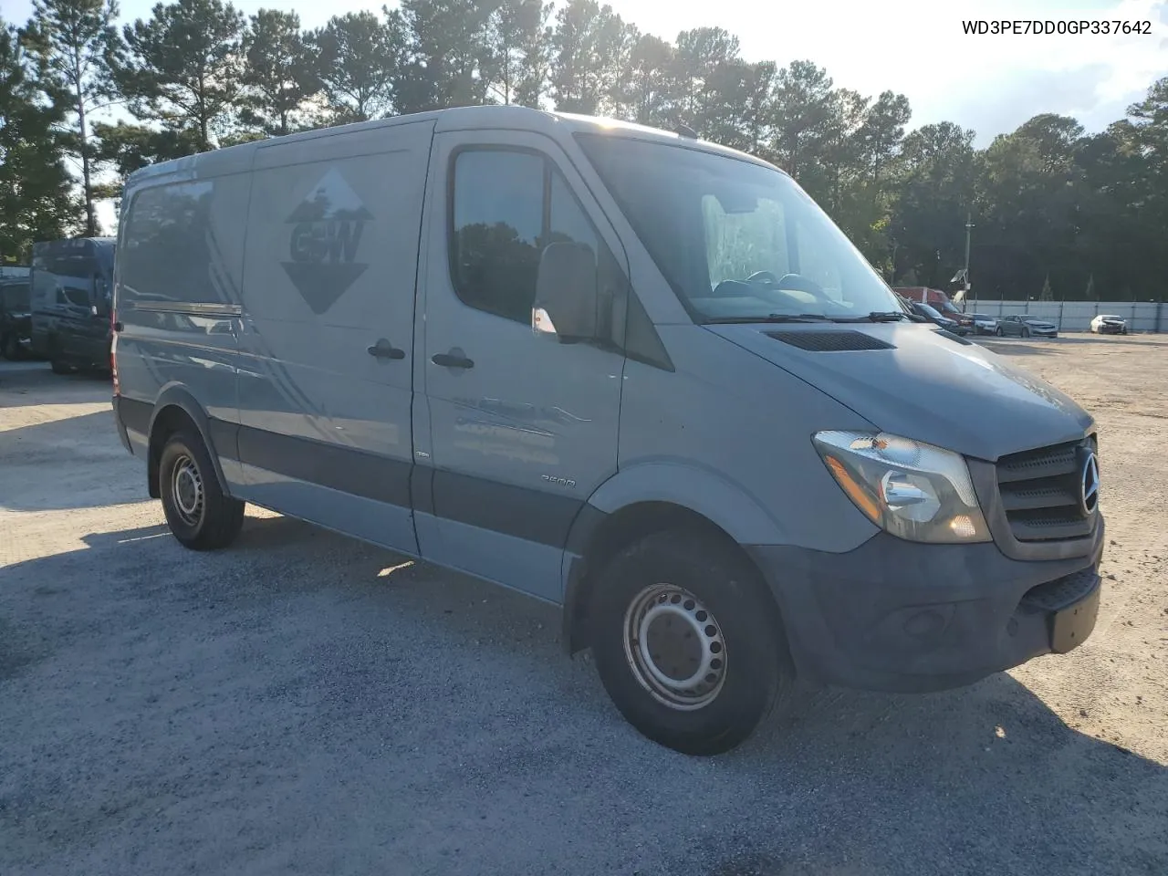 2016 Mercedes-Benz Sprinter 2500 VIN: WD3PE7DD0GP337642 Lot: 72476234