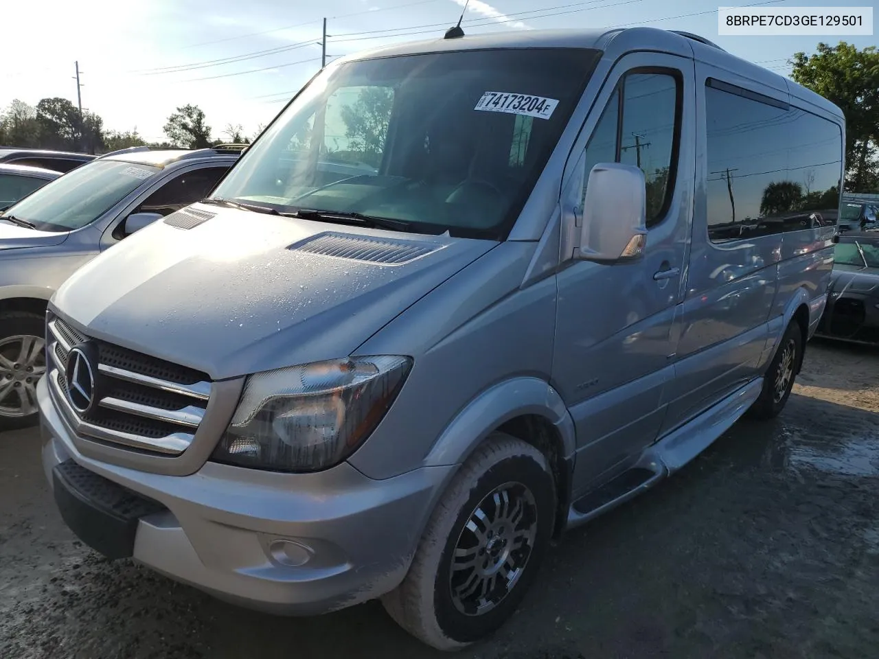 2016 Mercedes-Benz Sprinter 2500 VIN: 8BRPE7CD3GE129501 Lot: 74173204