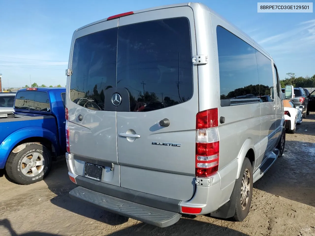 2016 Mercedes-Benz Sprinter 2500 VIN: 8BRPE7CD3GE129501 Lot: 74173204