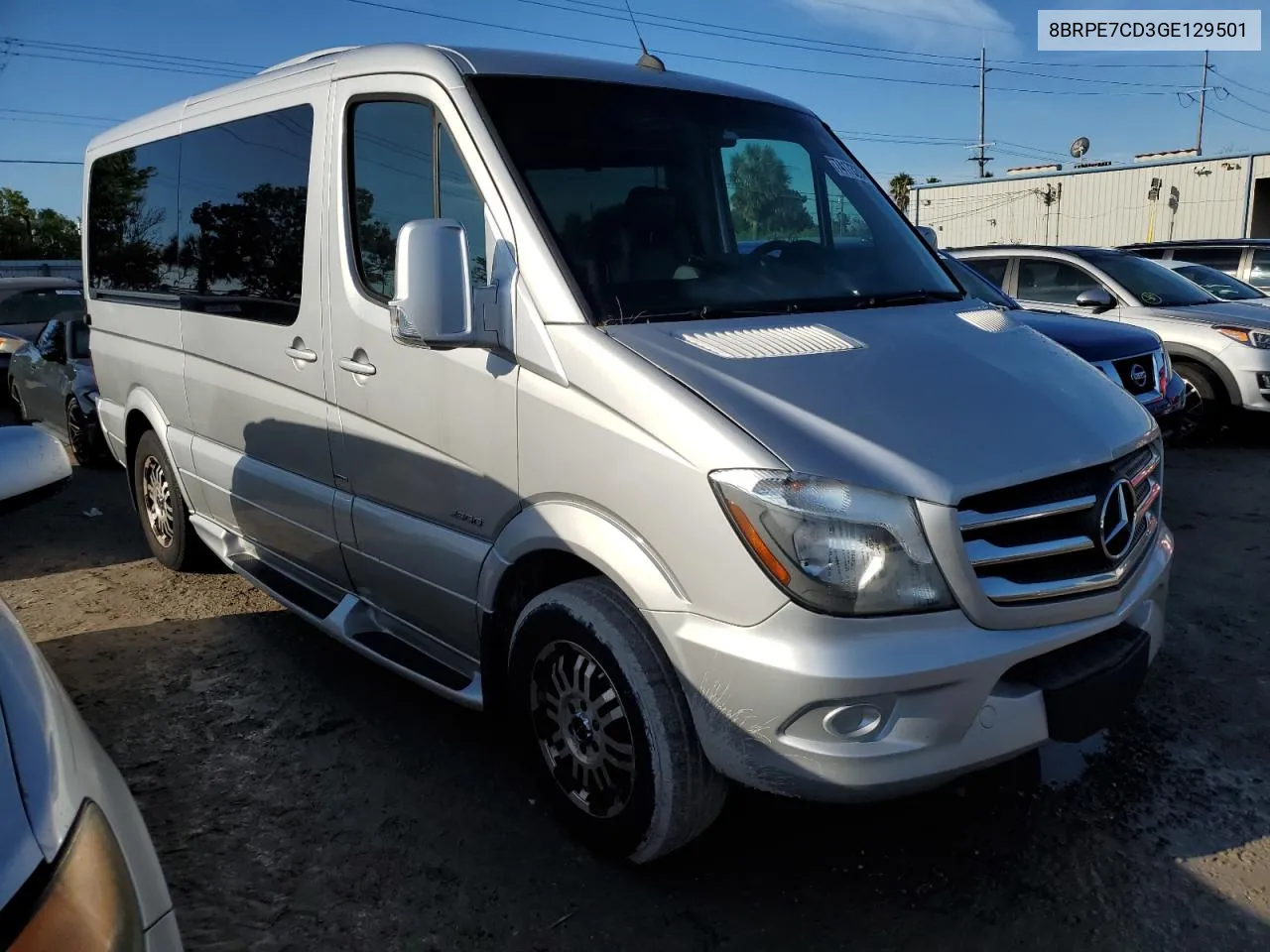 2016 Mercedes-Benz Sprinter 2500 VIN: 8BRPE7CD3GE129501 Lot: 74173204