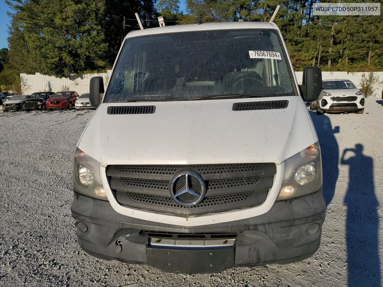 2016 Mercedes-Benz Sprinter 2500 VIN: WD3PE7DD5GP311957 Lot: 76567694