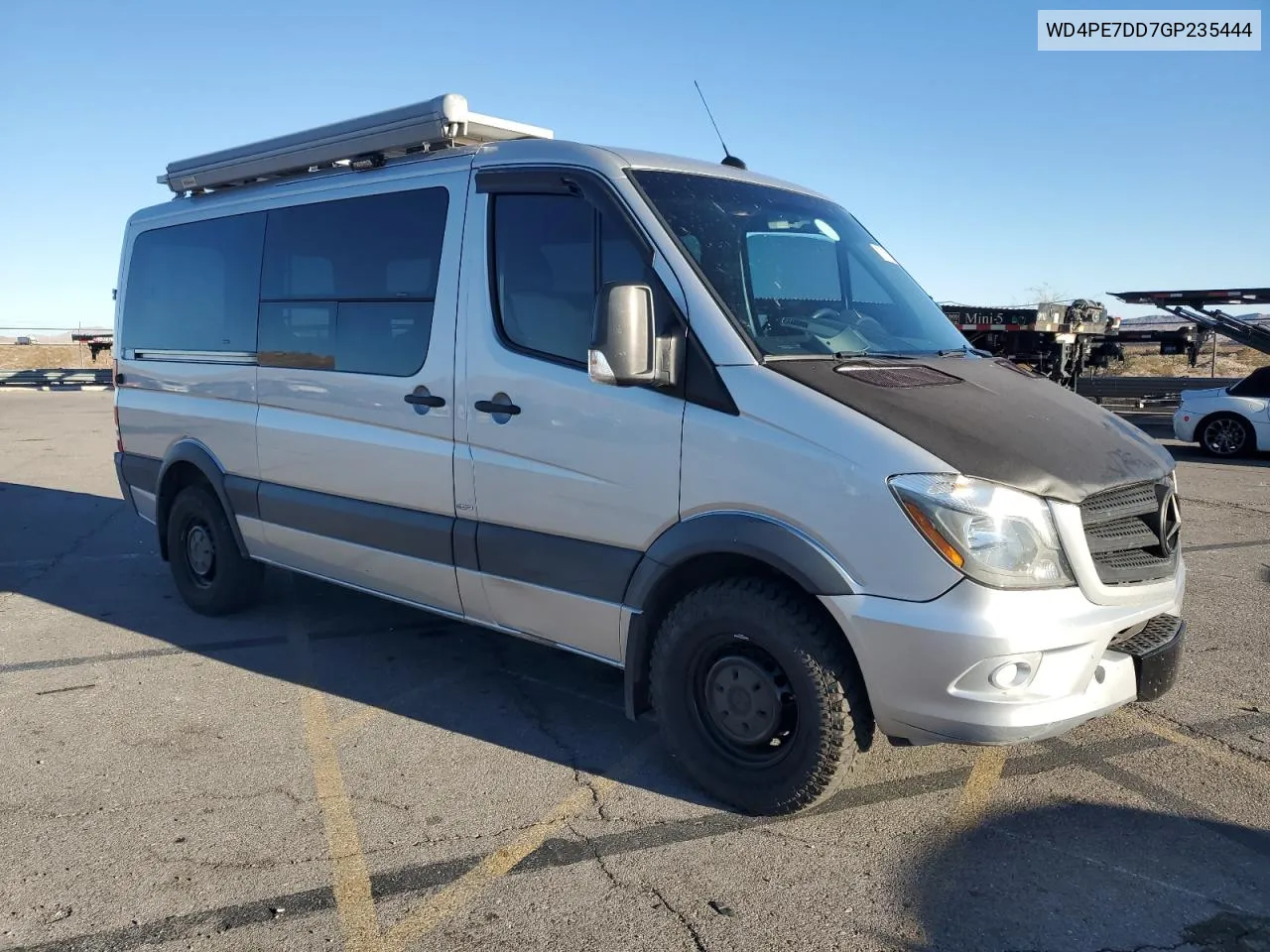 2016 Mercedes-Benz Sprinter 2500 VIN: WD4PE7DD7GP235444 Lot: 77373174