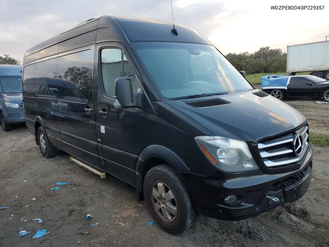 2016 Mercedes-Benz Sprinter 2500 VIN: WDZPE8DD4GP229357 Lot: 78309064