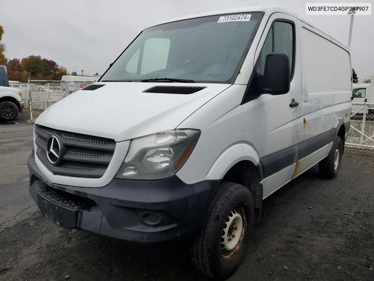 2016 Mercedes-Benz Sprinter 2500 VIN: WD3FE7CD4GP287907 Lot: 80319674