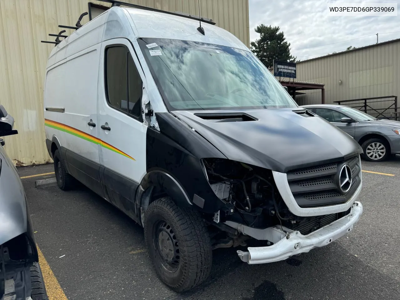 2016 Mercedes-Benz Sprinter 2500 VIN: WD3PE7DD6GP339069 Lot: 81203334