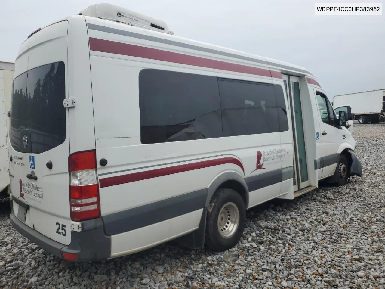 2017 Freightliner Sprinter 3500 VIN: WDPPF4CC0HP383962 Lot: 69630554