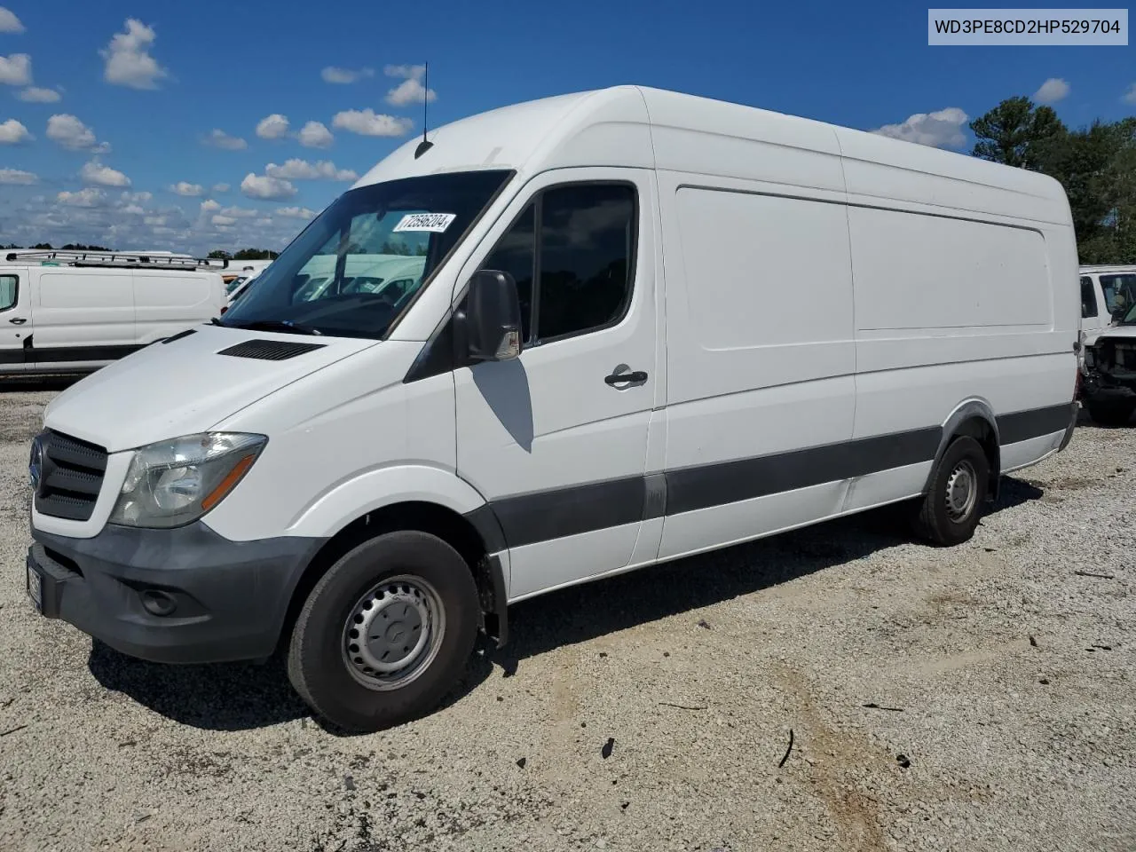 2017 Mercedes-Benz Sprinter 2500 VIN: WD3PE8CD2HP529704 Lot: 72596204