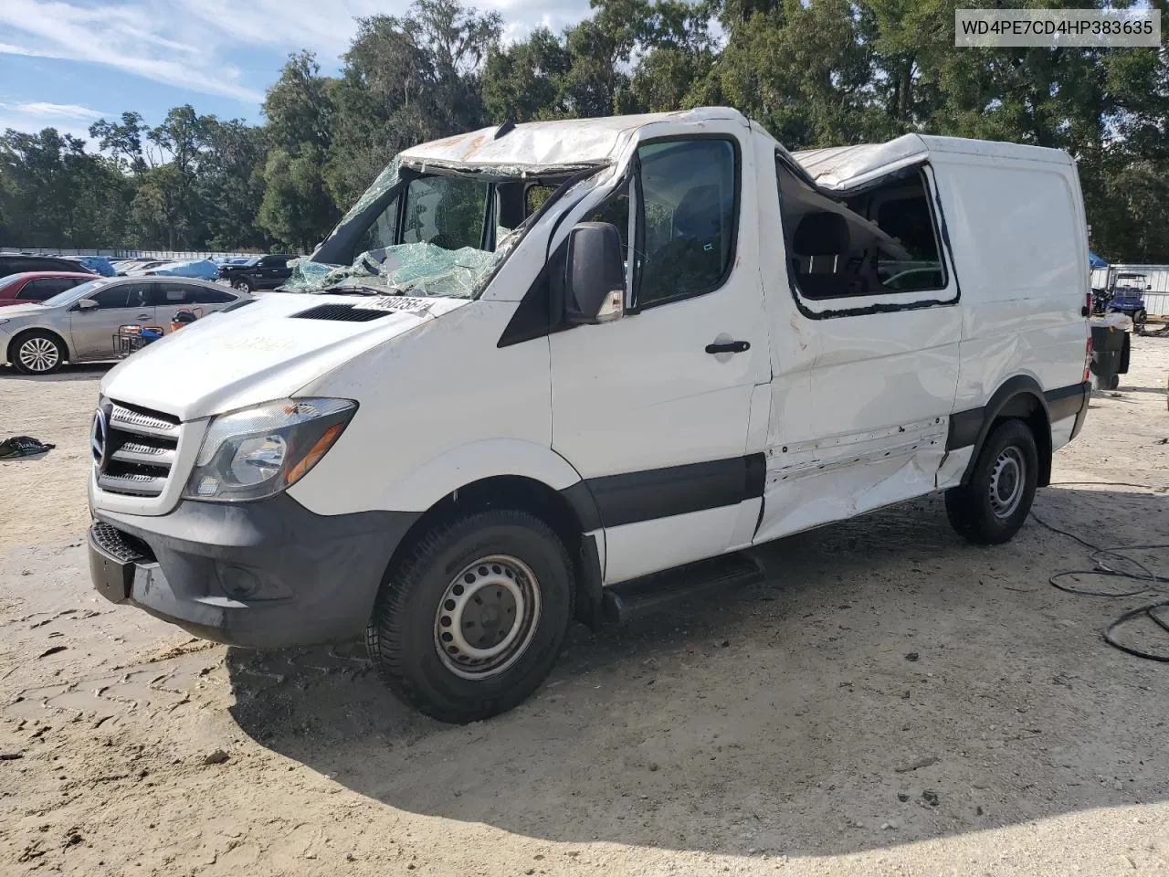 2017 Mercedes-Benz Sprinter 2500 VIN: WD4PE7CD4HP383635 Lot: 74602564