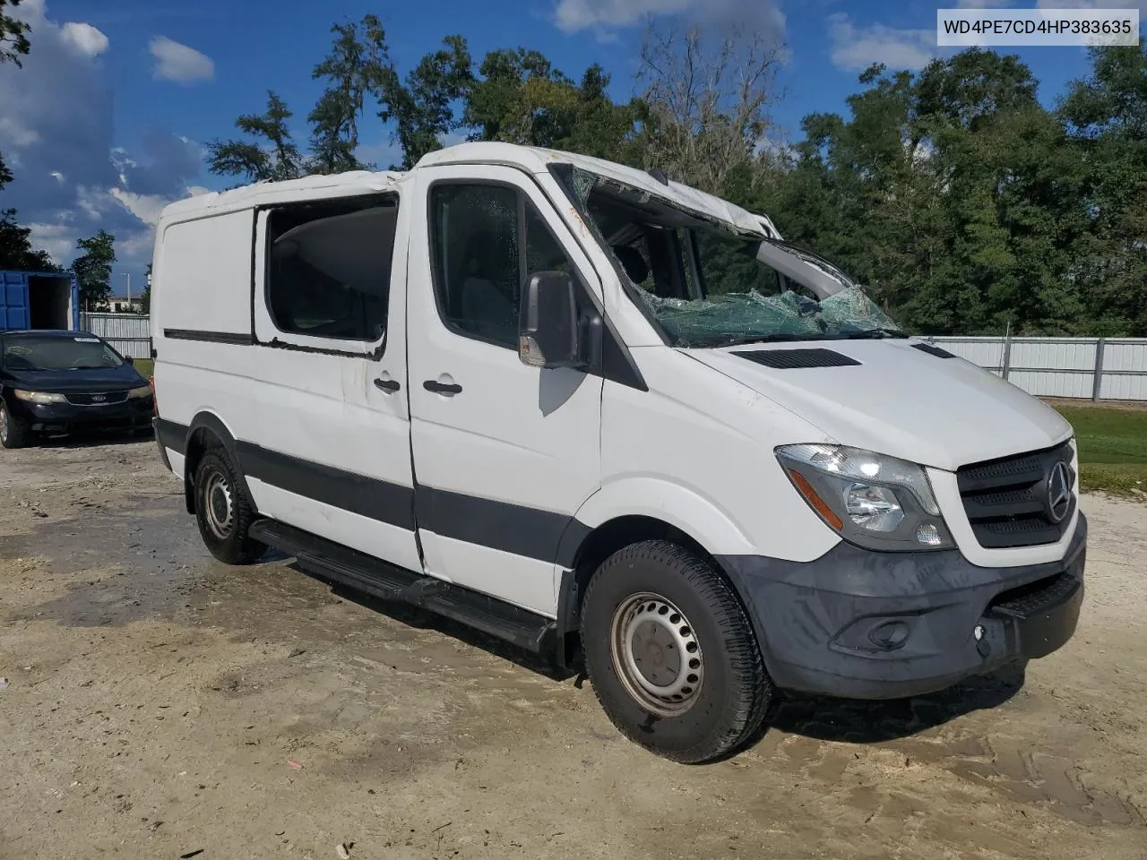 2017 Mercedes-Benz Sprinter 2500 VIN: WD4PE7CD4HP383635 Lot: 74602564