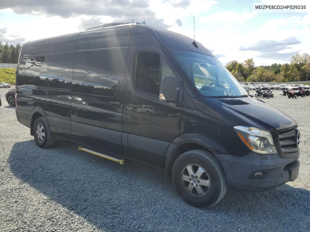 2017 Mercedes-Benz Sprinter 2500 VIN: WDZPE8CD2HP539235 Lot: 76011594