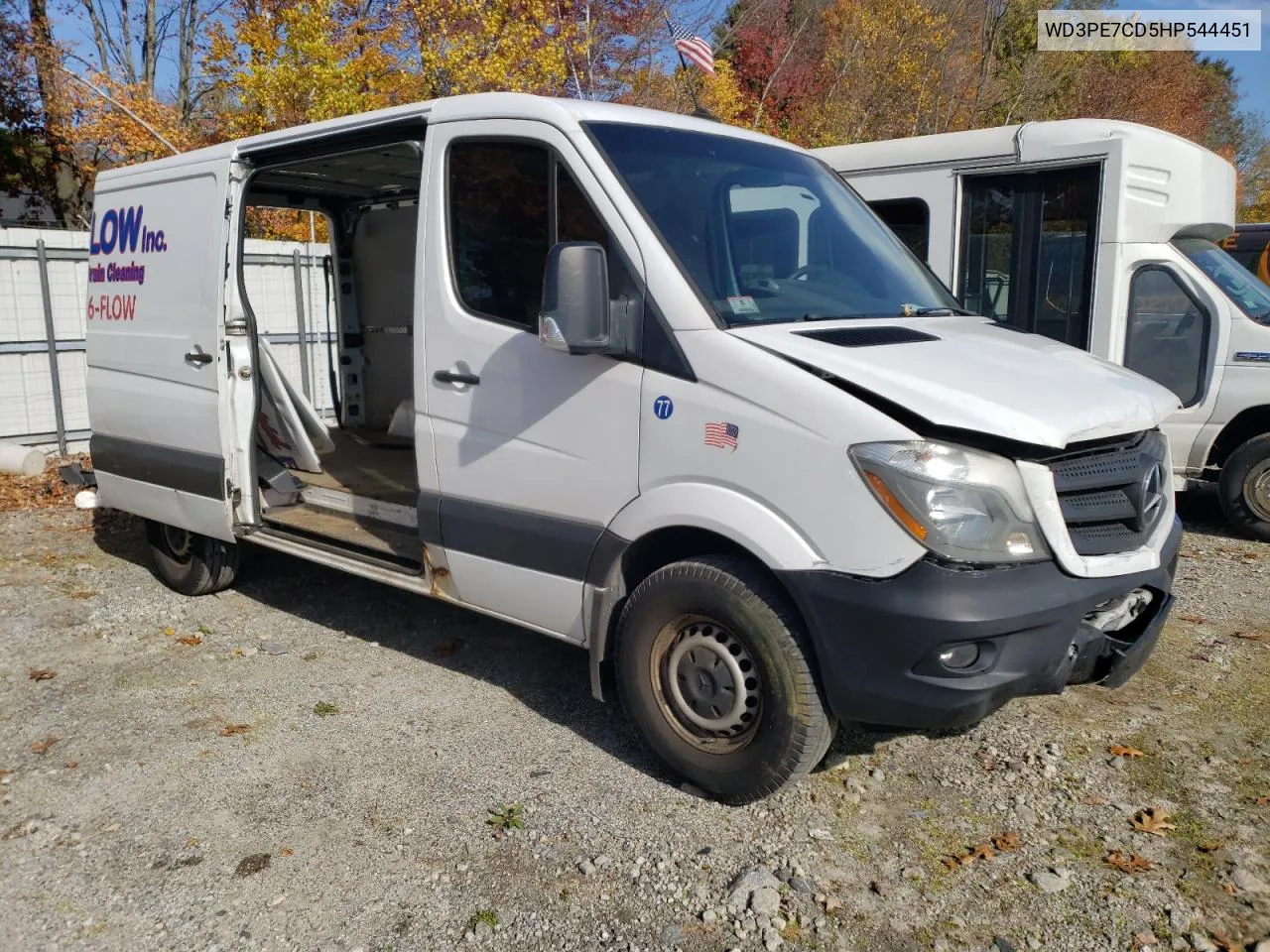 2017 Mercedes-Benz Sprinter 2500 VIN: WD3PE7CD5HP544451 Lot: 76945414