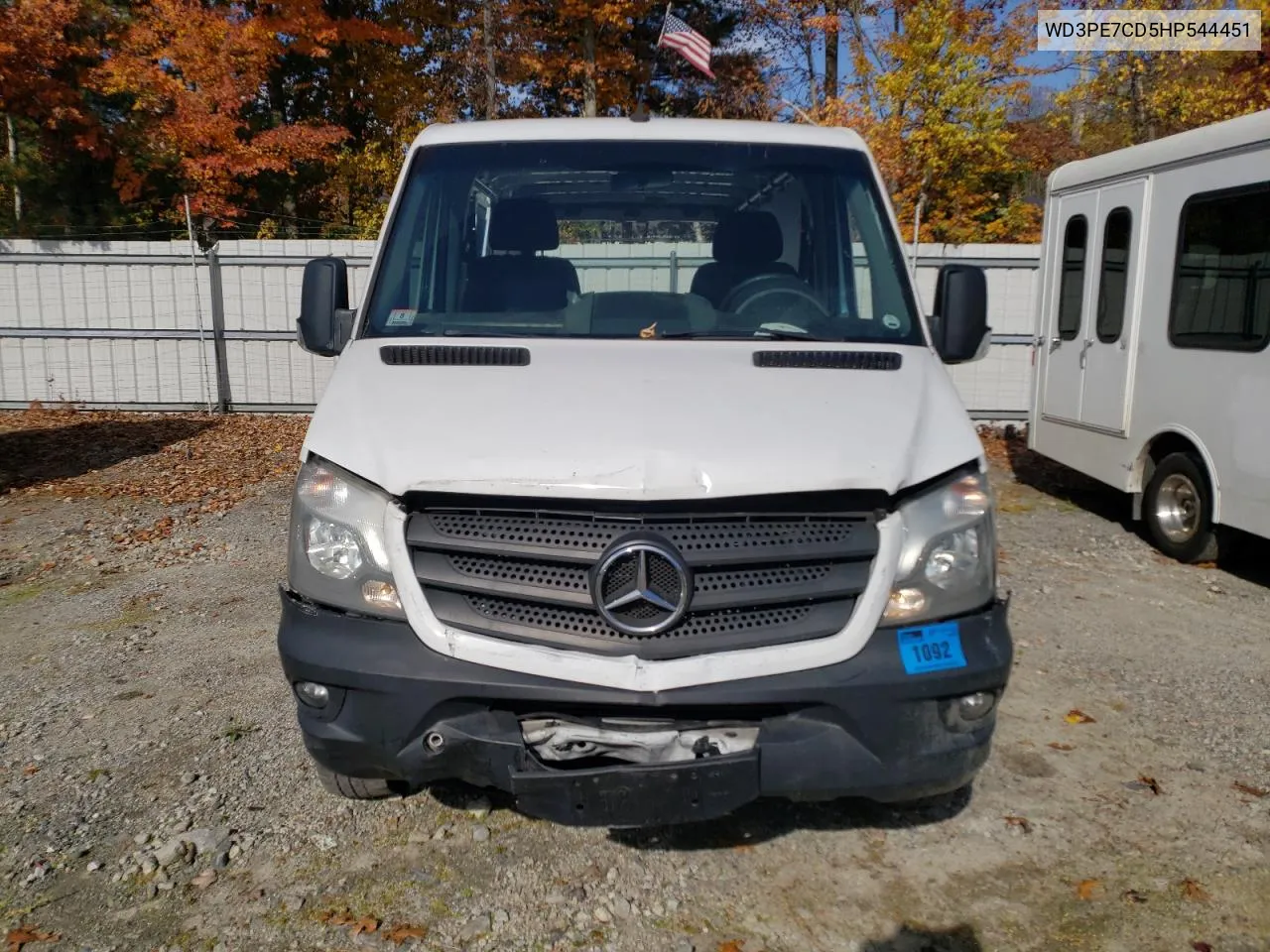 2017 Mercedes-Benz Sprinter 2500 VIN: WD3PE7CD5HP544451 Lot: 76945414