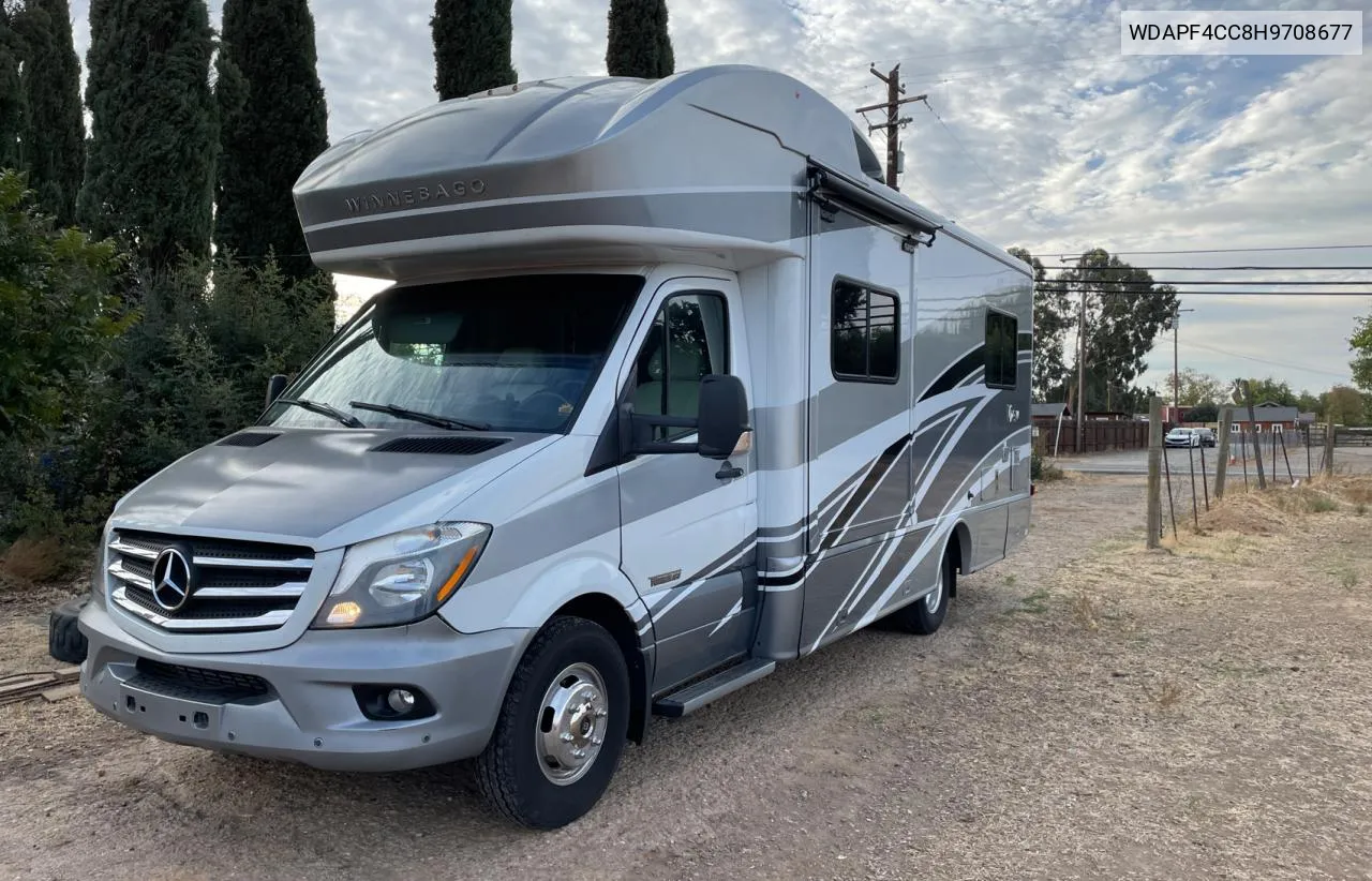 2017 Mercedes-Benz Sprinter 3500 VIN: WDAPF4CC8H9708677 Lot: 78180394