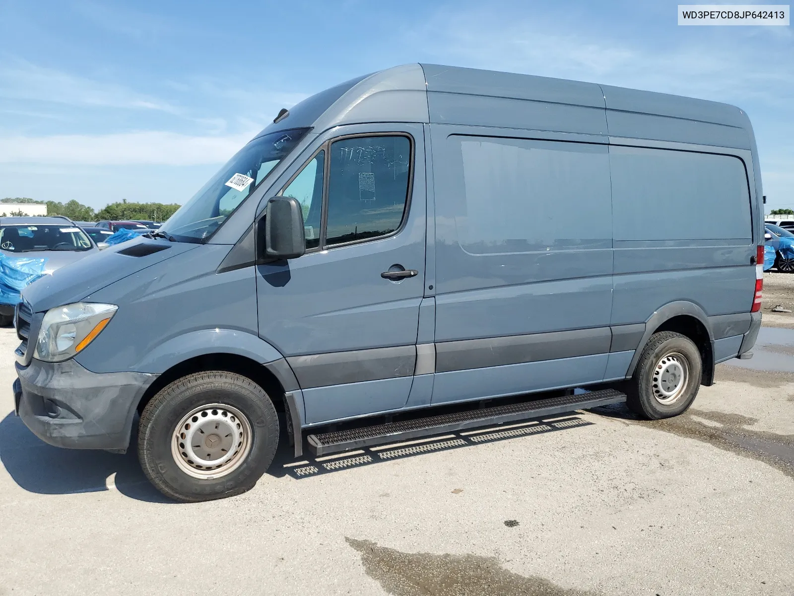 2018 Mercedes-Benz Sprinter 2500 VIN: WD3PE7CD8JP642413 Lot: 62768684