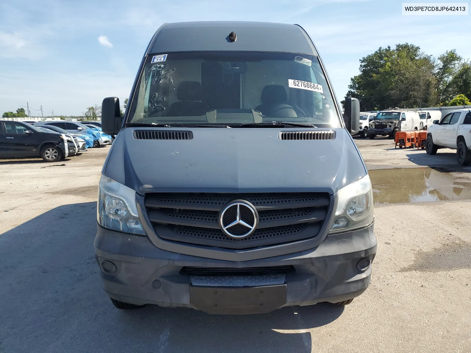 2018 Mercedes-Benz Sprinter 2500 VIN: WD3PE7CD8JP642413 Lot: 62768684