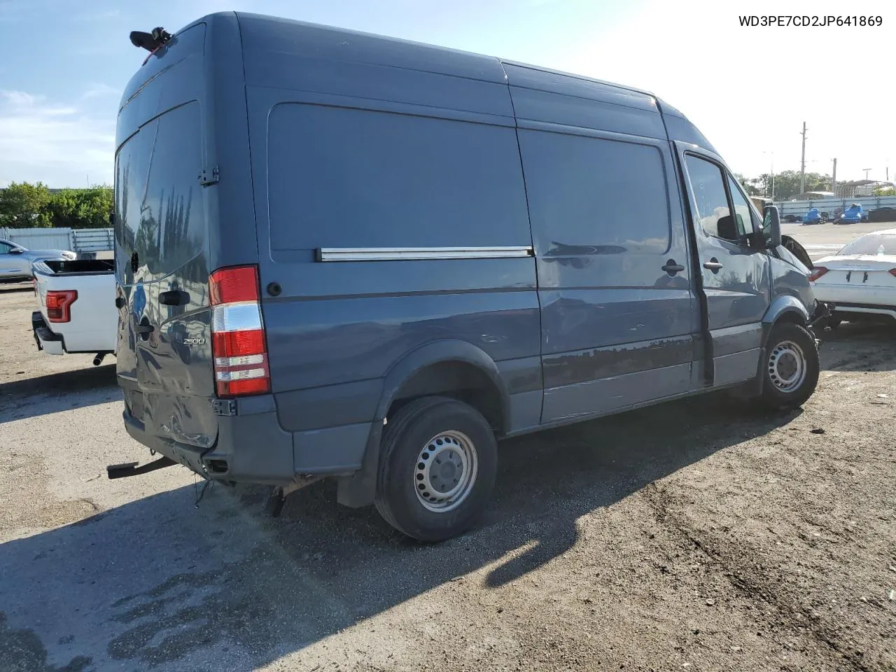 2018 Mercedes-Benz Sprinter 2500 VIN: WD3PE7CD2JP641869 Lot: 64558724