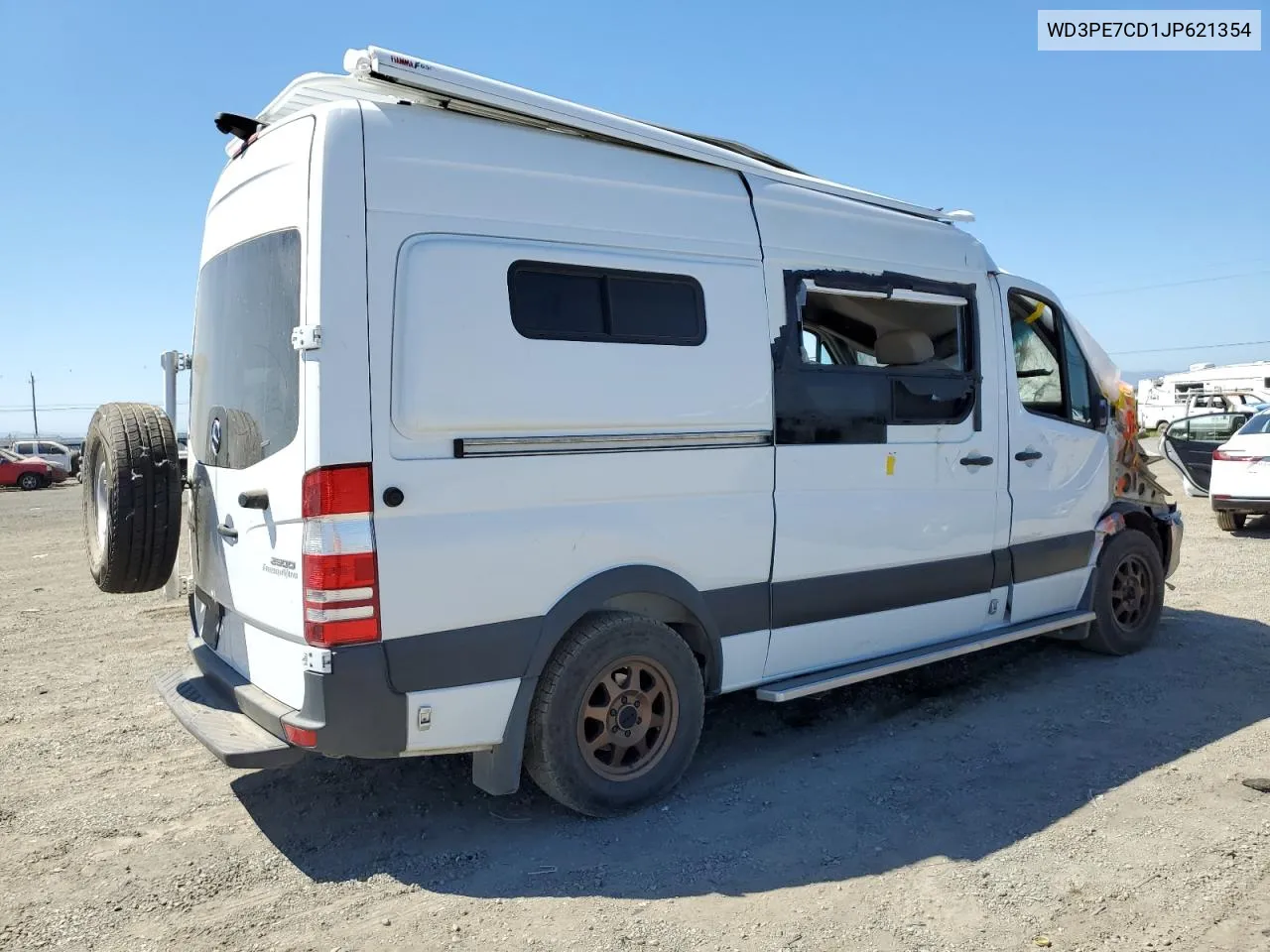 2018 Mercedes-Benz Sprinter 2500 VIN: WD3PE7CD1JP621354 Lot: 66901534