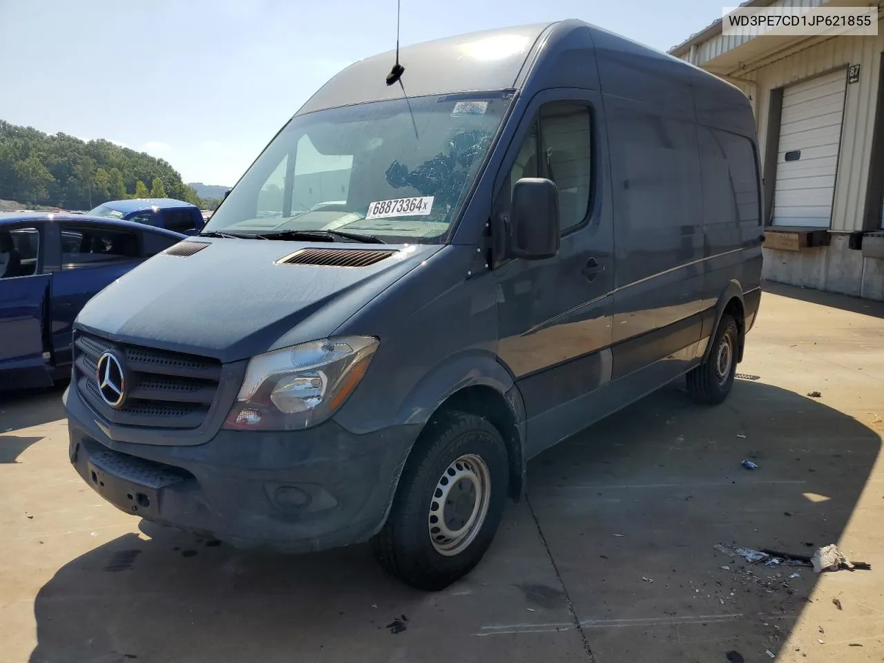 2018 Mercedes-Benz Sprinter 2500 VIN: WD3PE7CD1JP621855 Lot: 68873364