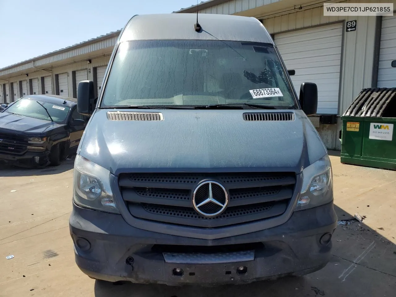 2018 Mercedes-Benz Sprinter 2500 VIN: WD3PE7CD1JP621855 Lot: 68873364