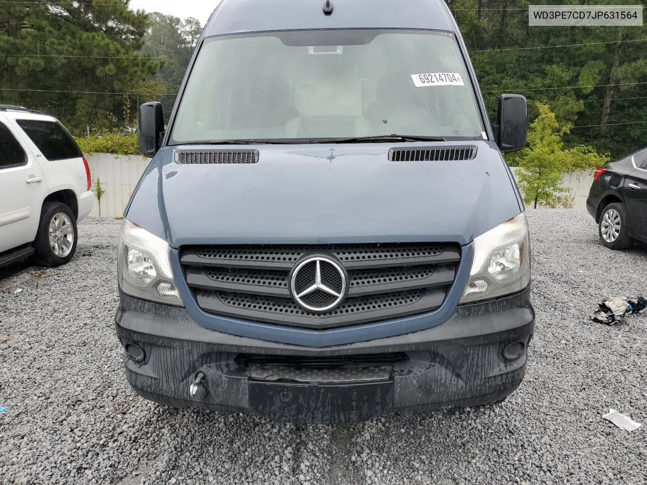 2018 Mercedes-Benz Sprinter 2500 VIN: WD3PE7CD7JP631564 Lot: 69214704