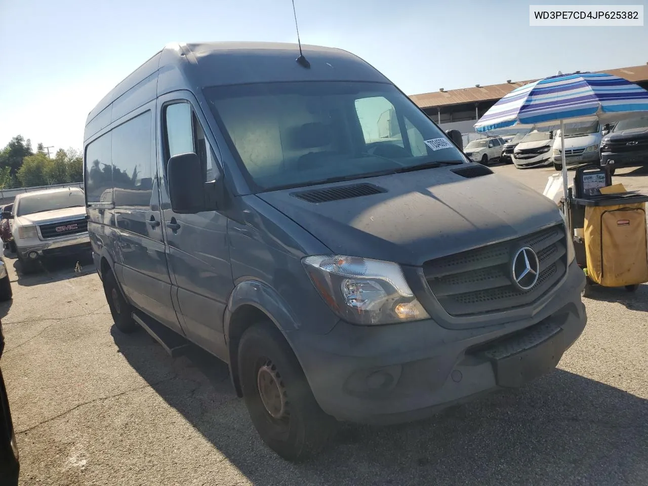 2018 Mercedes-Benz Sprinter 2500 VIN: WD3PE7CD4JP625382 Lot: 70346094