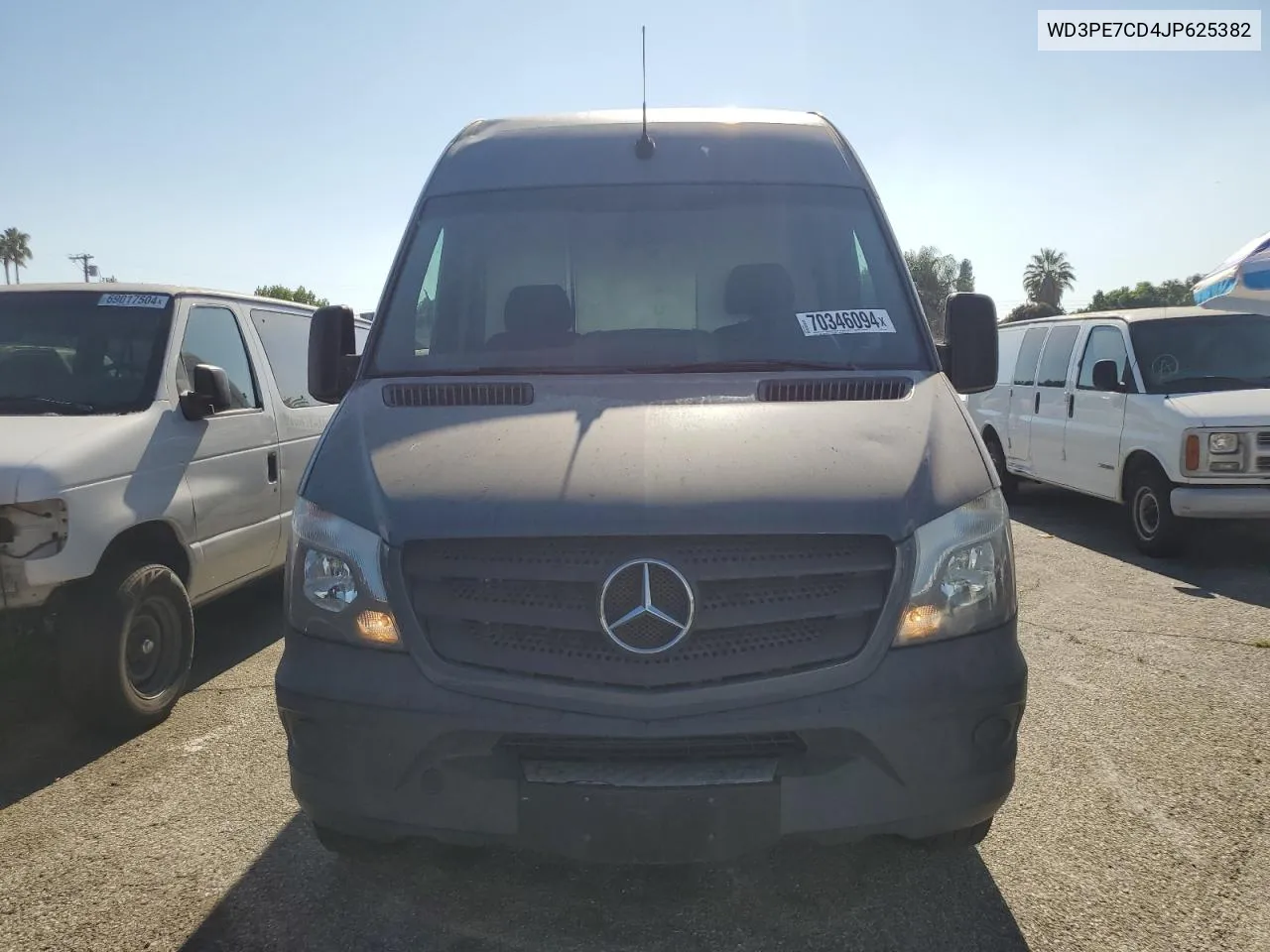 2018 Mercedes-Benz Sprinter 2500 VIN: WD3PE7CD4JP625382 Lot: 70346094