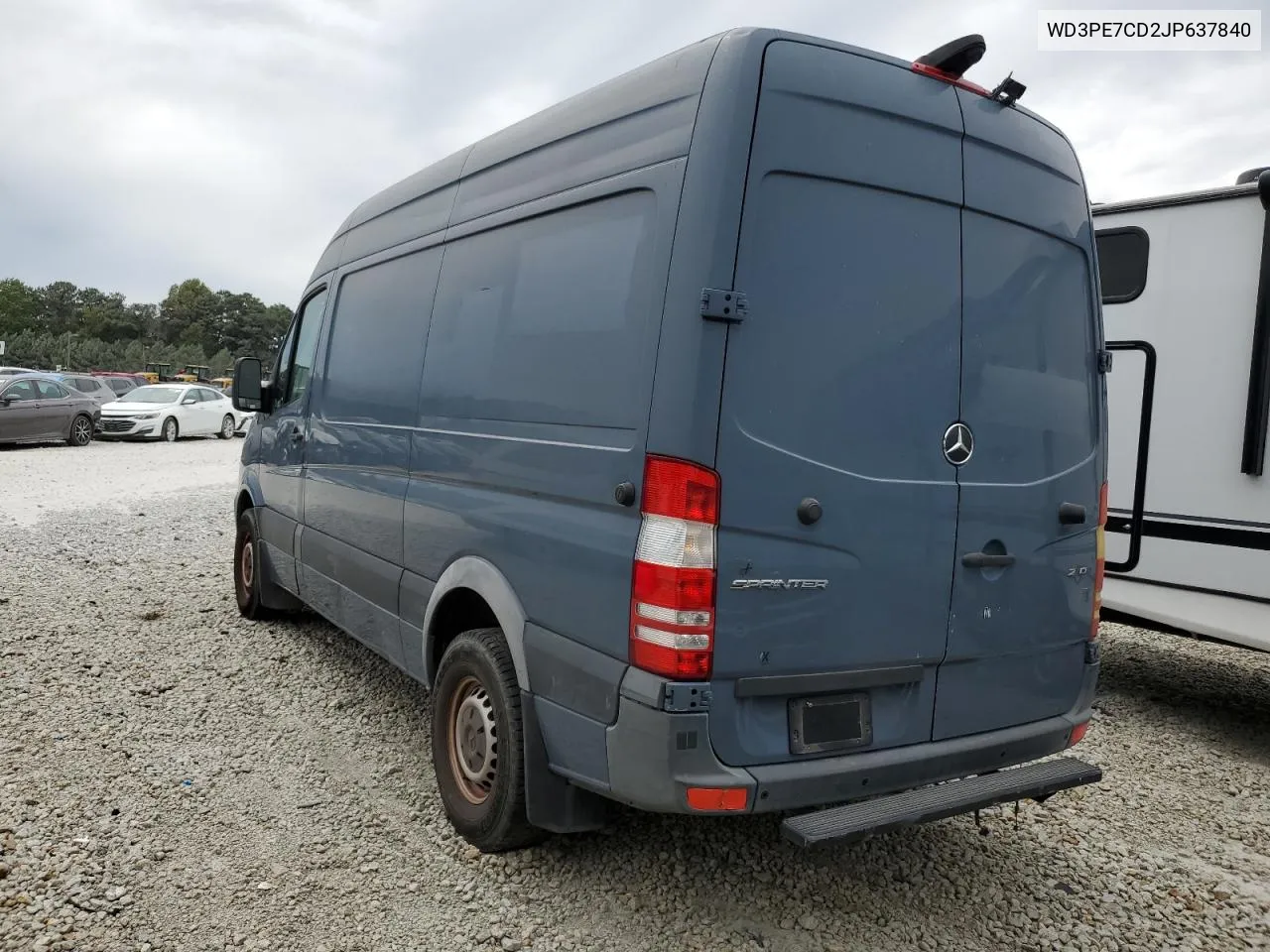 2018 Mercedes-Benz Sprinter 2500 VIN: WD3PE7CD2JP637840 Lot: 70602694