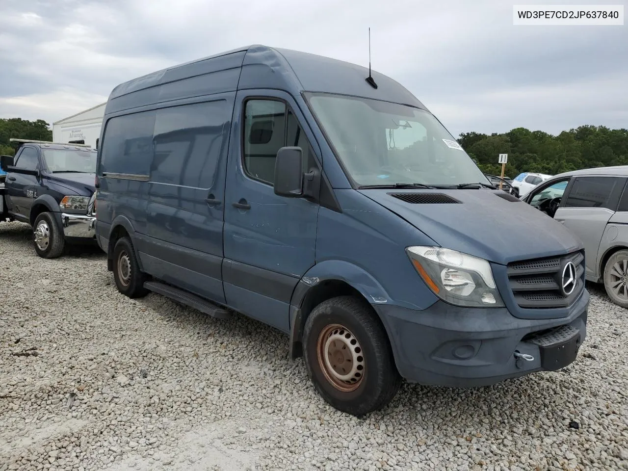 2018 Mercedes-Benz Sprinter 2500 VIN: WD3PE7CD2JP637840 Lot: 70602694