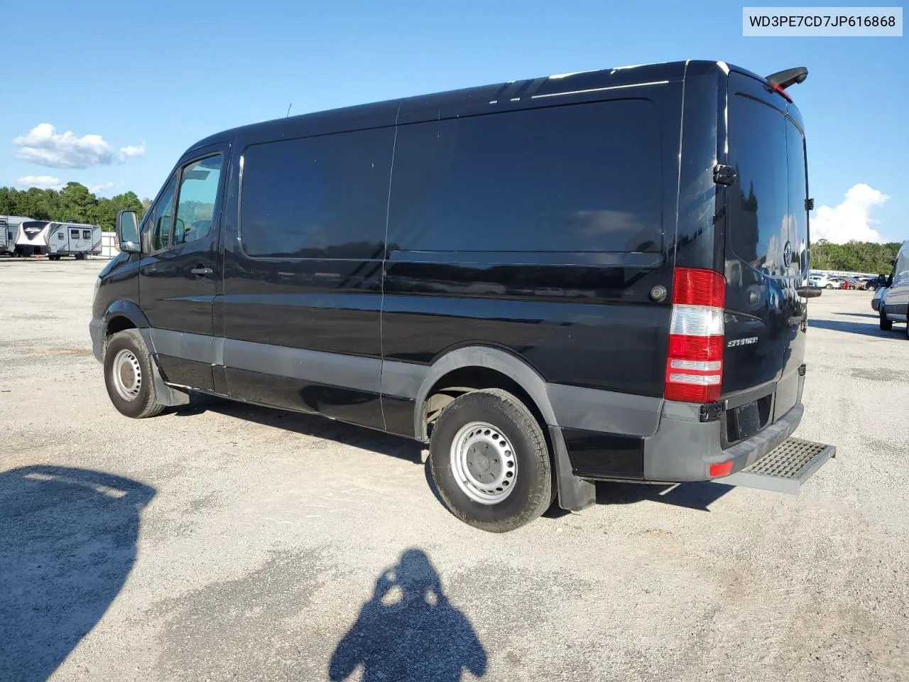 2018 Mercedes-Benz Sprinter 2500 VIN: WD3PE7CD7JP616868 Lot: 72476334