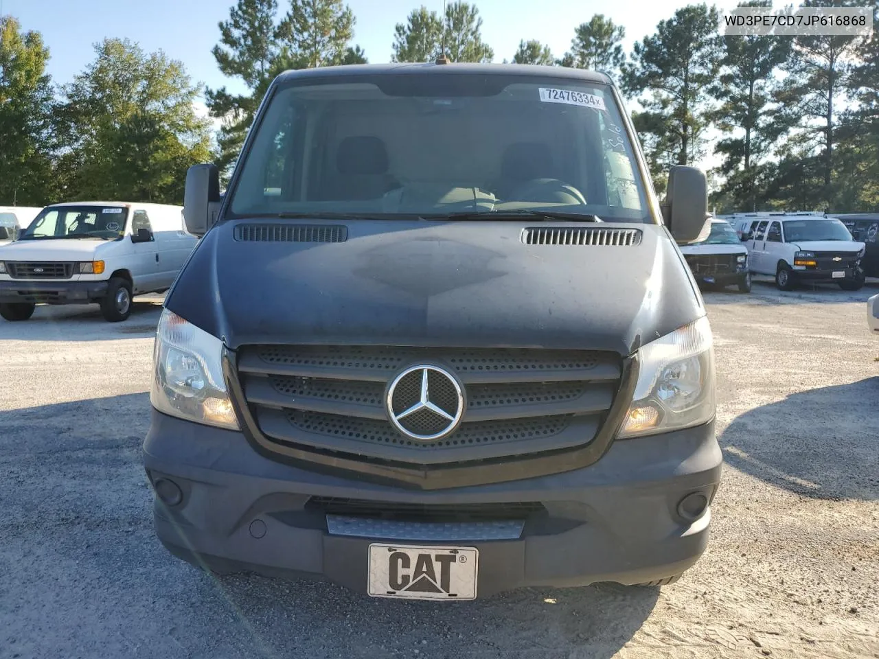 2018 Mercedes-Benz Sprinter 2500 VIN: WD3PE7CD7JP616868 Lot: 72476334