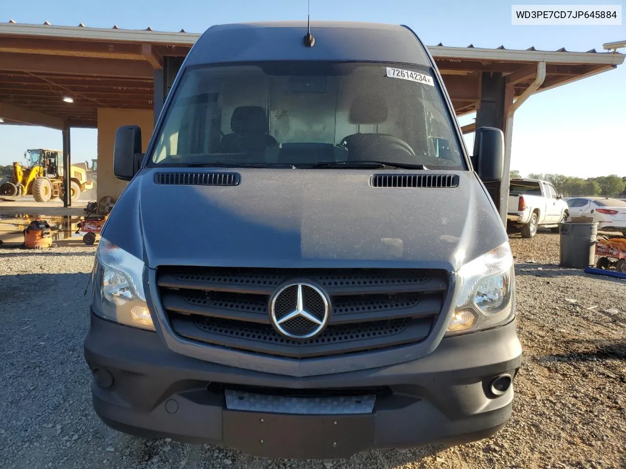 2018 Mercedes-Benz Sprinter 2500 VIN: WD3PE7CD7JP645884 Lot: 72614234