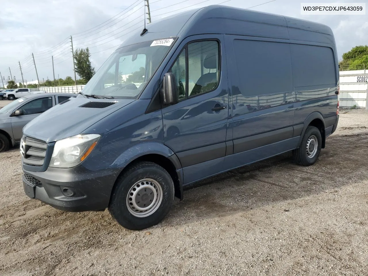 2018 Mercedes-Benz Sprinter 2500 VIN: WD3PE7CDXJP643059 Lot: 73255284