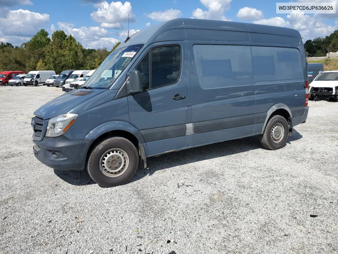 2018 Mercedes-Benz Sprinter 2500 VIN: WD3PE7CD6JP636626 Lot: 73848344