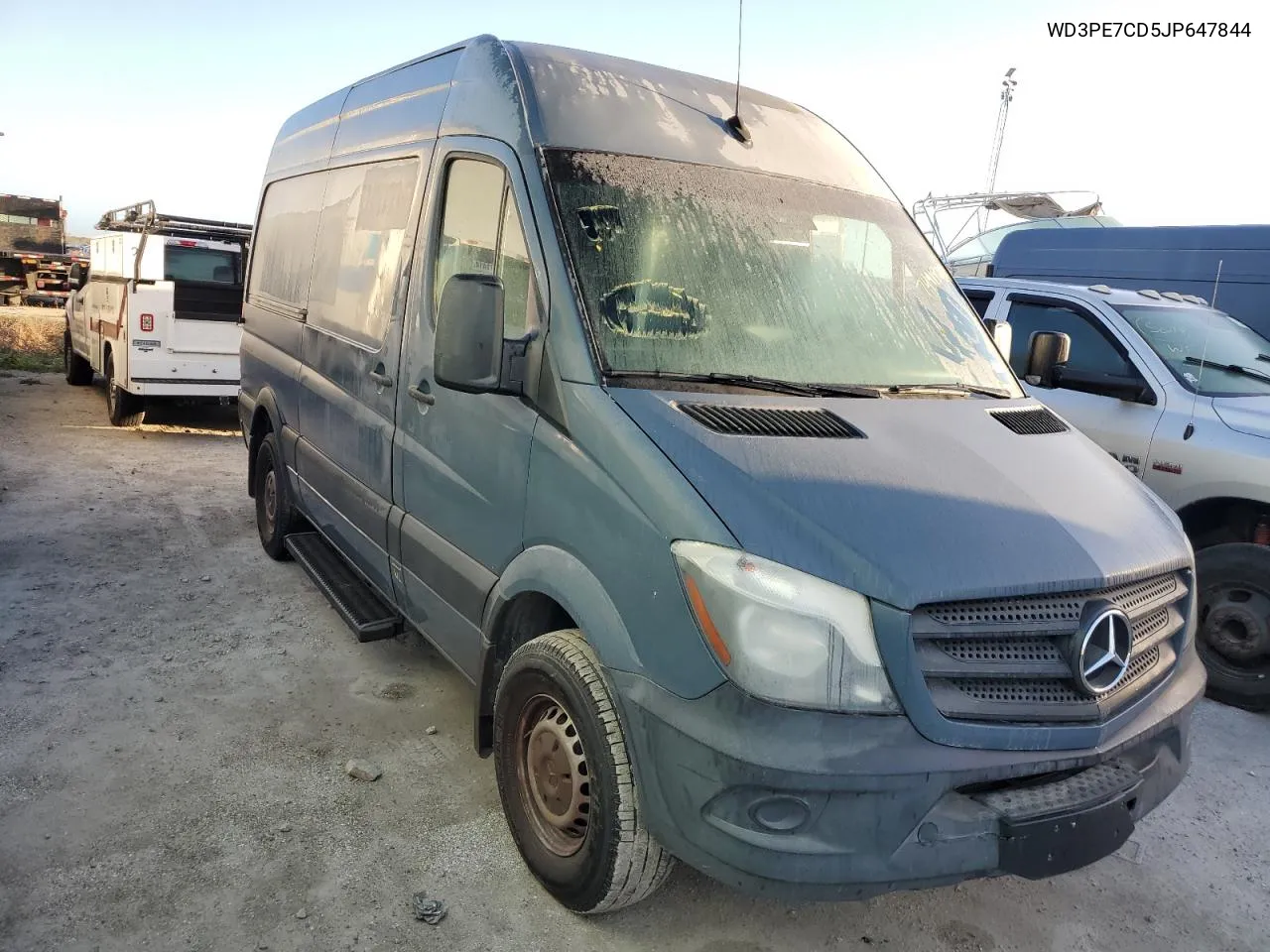 2018 Mercedes-Benz Sprinter 2500 VIN: WD3PE7CD5JP647844 Lot: 74918284