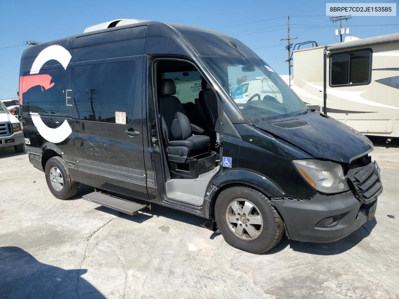 2018 Mercedes-Benz Sprinter 2500 VIN: 8BRPE7CD2JE153585 Lot: 75487074