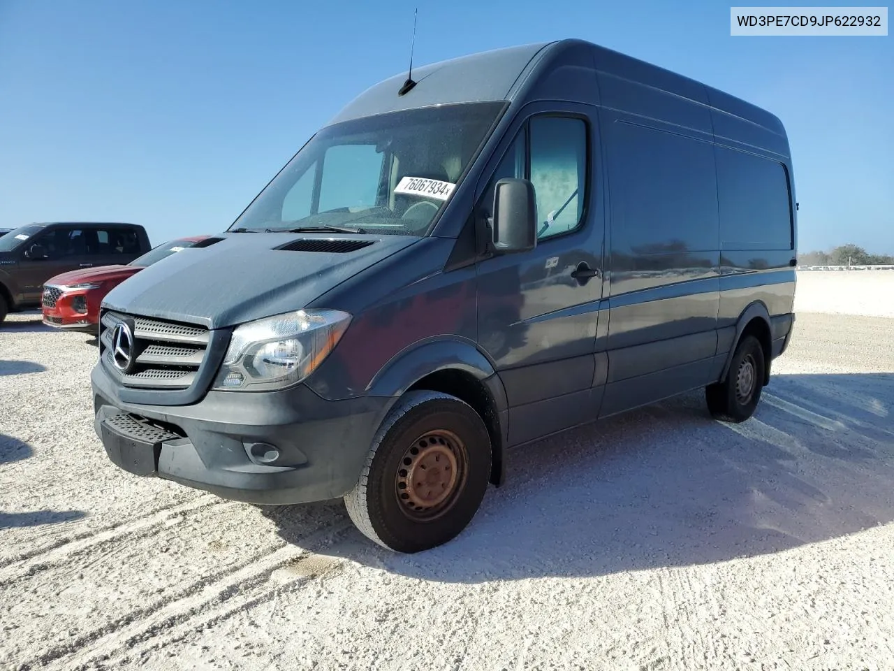 2018 Mercedes-Benz Sprinter 2500 VIN: WD3PE7CD9JP622932 Lot: 76067934