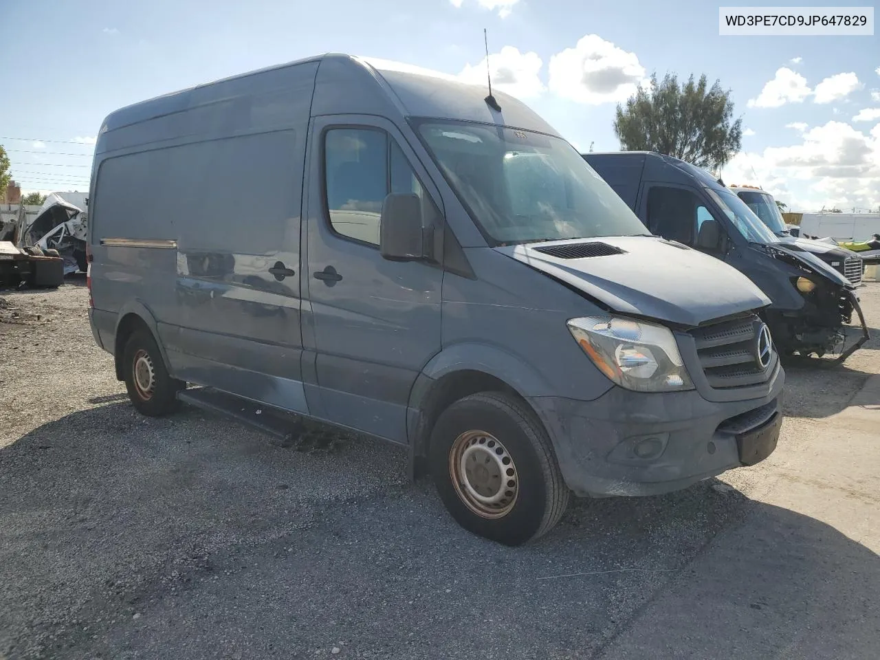 2018 Mercedes-Benz Sprinter 2500 VIN: WD3PE7CD9JP647829 Lot: 77599894