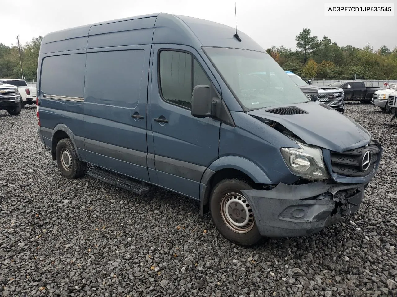 2018 Mercedes-Benz Sprinter 2500 VIN: WD3PE7CD1JP635545 Lot: 79822154