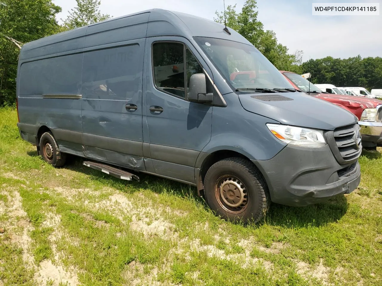 2019 Mercedes-Benz Sprinter 2500/3500 VIN: WD4PF1CD4KP141185 Lot: 60077794