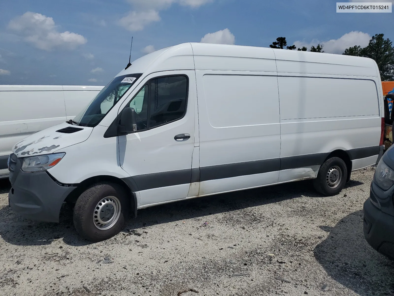 2019 Mercedes-Benz Sprinter 2500/3500 VIN: WD4PF1CD6KT015241 Lot: 63092594