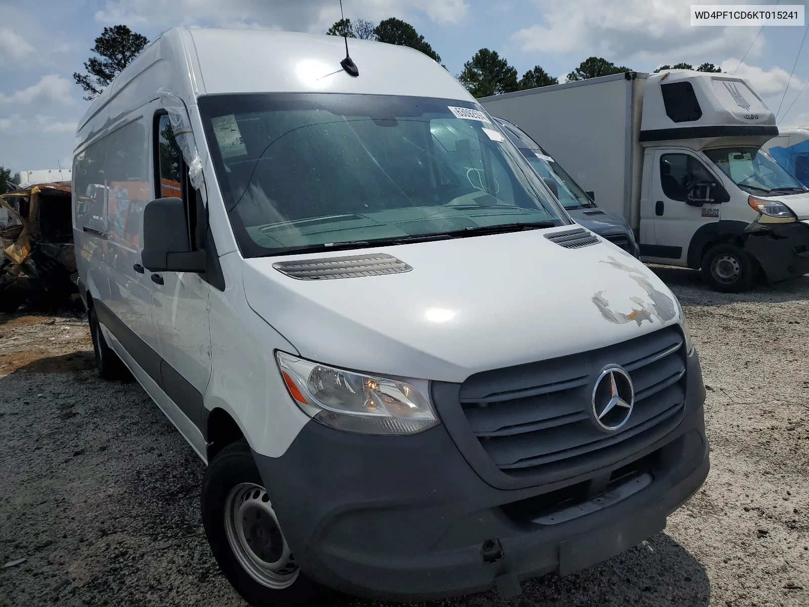 2019 Mercedes-Benz Sprinter 2500/3500 VIN: WD4PF1CD6KT015241 Lot: 63092594