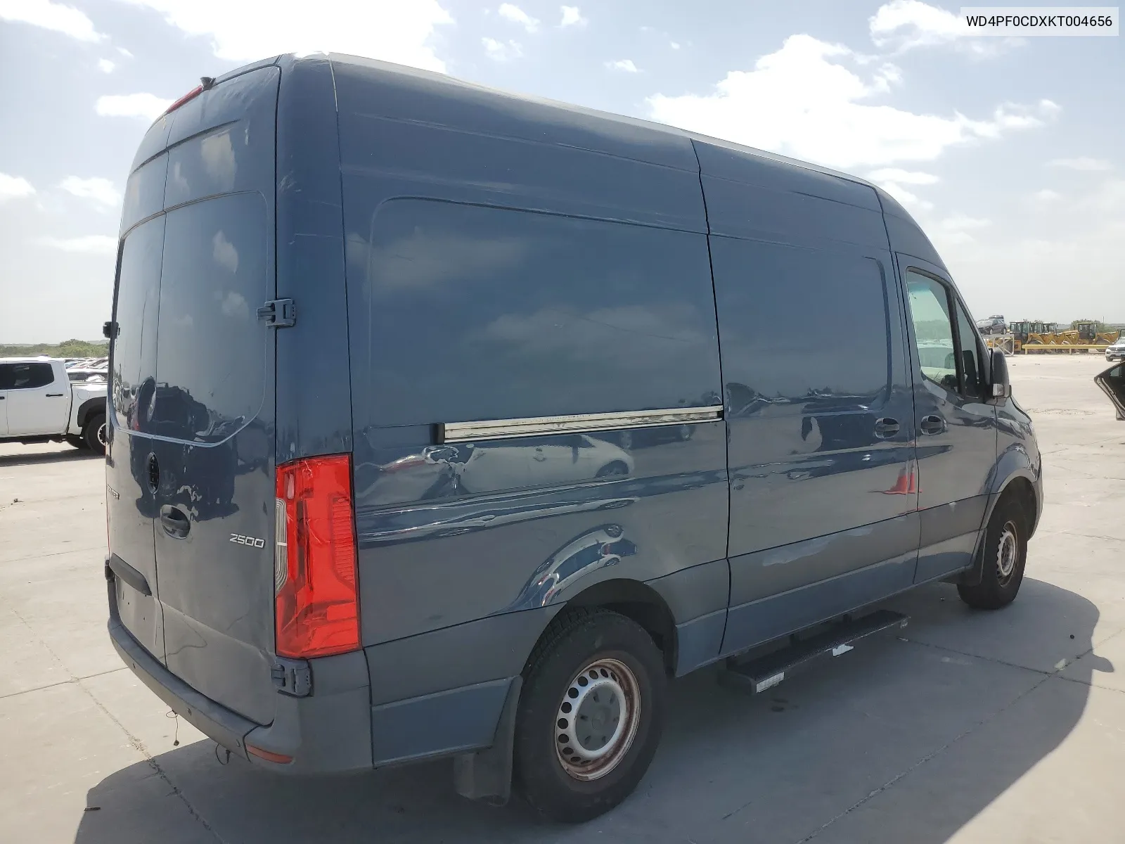 2019 Mercedes-Benz Sprinter 2500/3500 VIN: WD4PF0CDXKT004656 Lot: 65497214