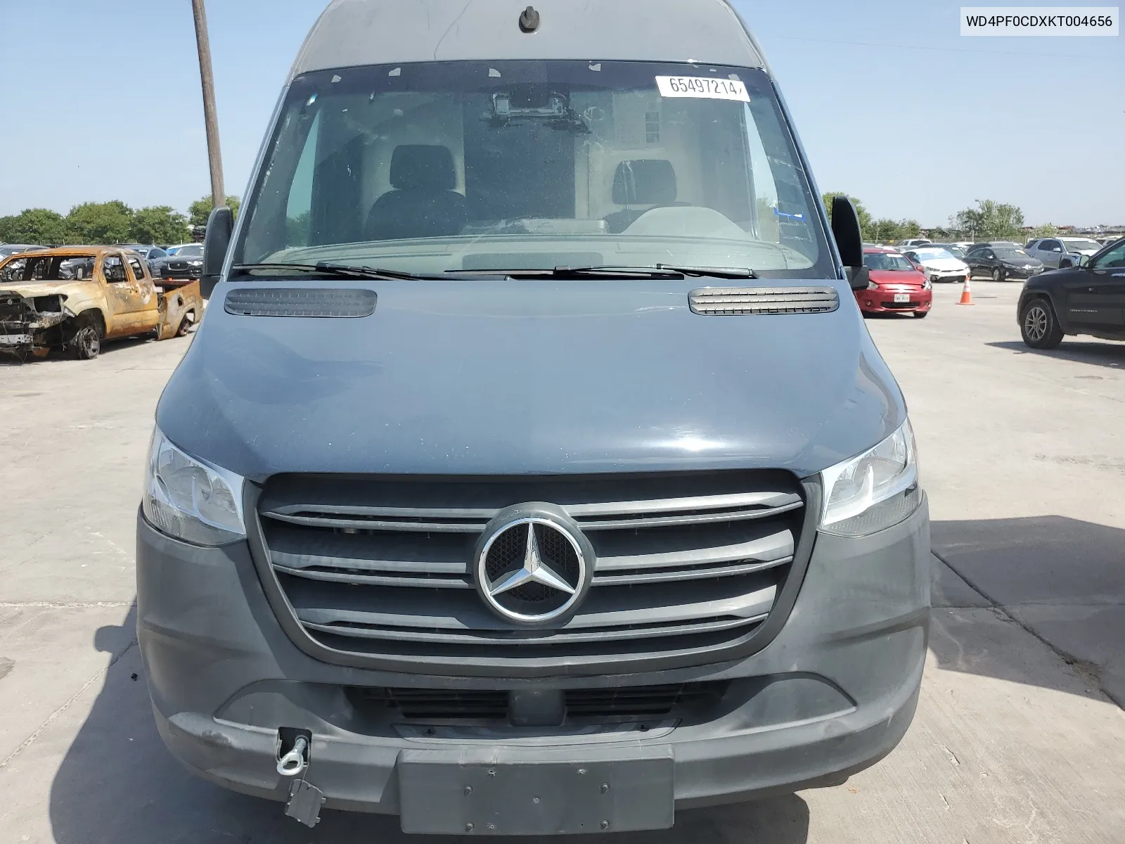 2019 Mercedes-Benz Sprinter 2500/3500 VIN: WD4PF0CDXKT004656 Lot: 65497214