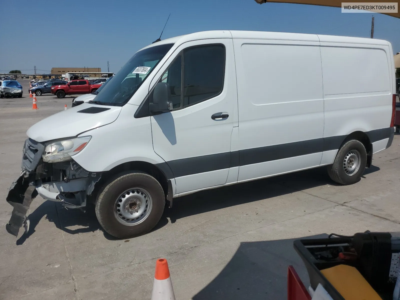 2019 Mercedes-Benz Sprinter 1500/2500 VIN: WD4PE7ED3KT009495 Lot: 66337804