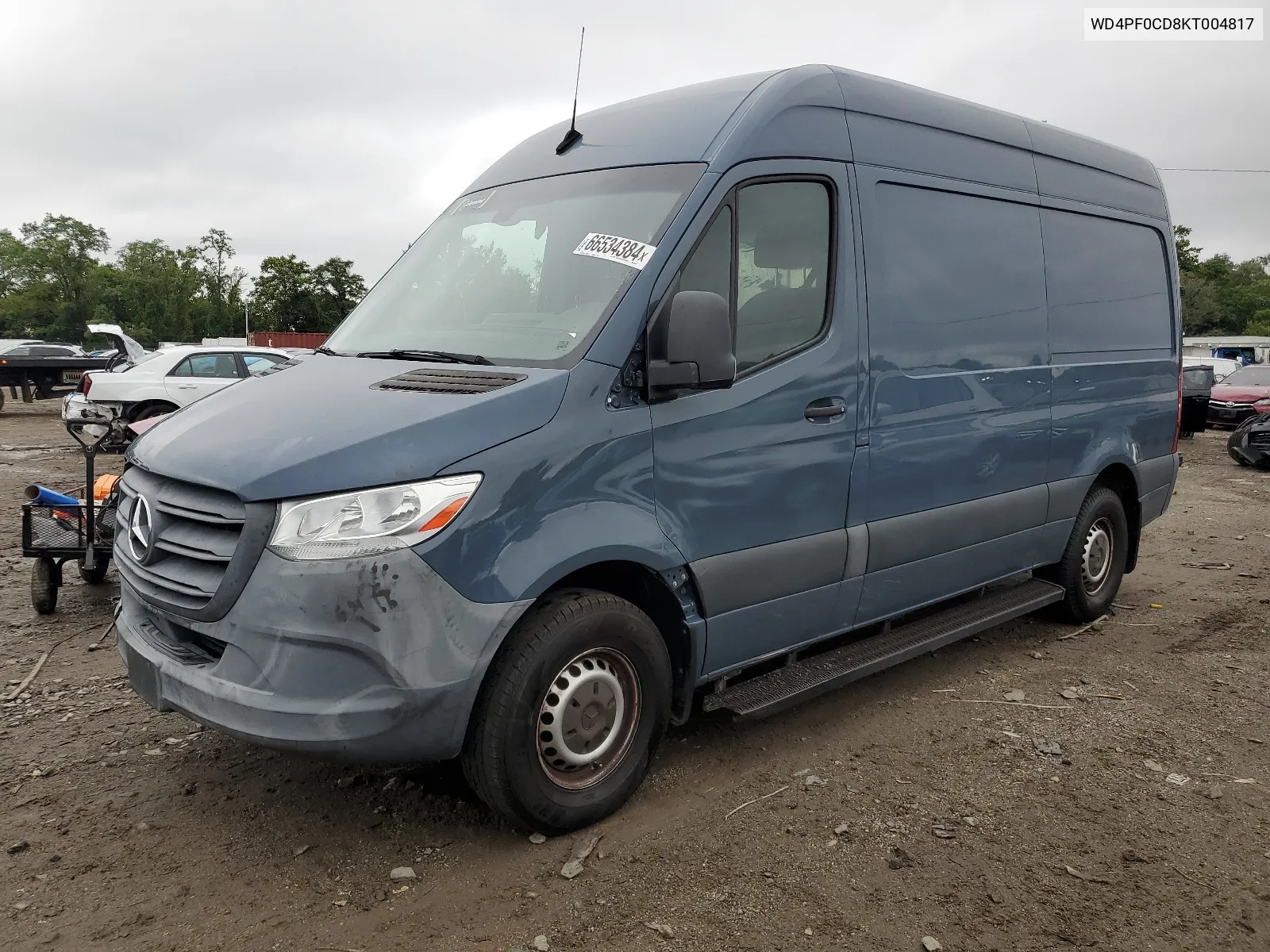 2019 Mercedes-Benz Sprinter 2500/3500 VIN: WD4PF0CD8KT004817 Lot: 66534384