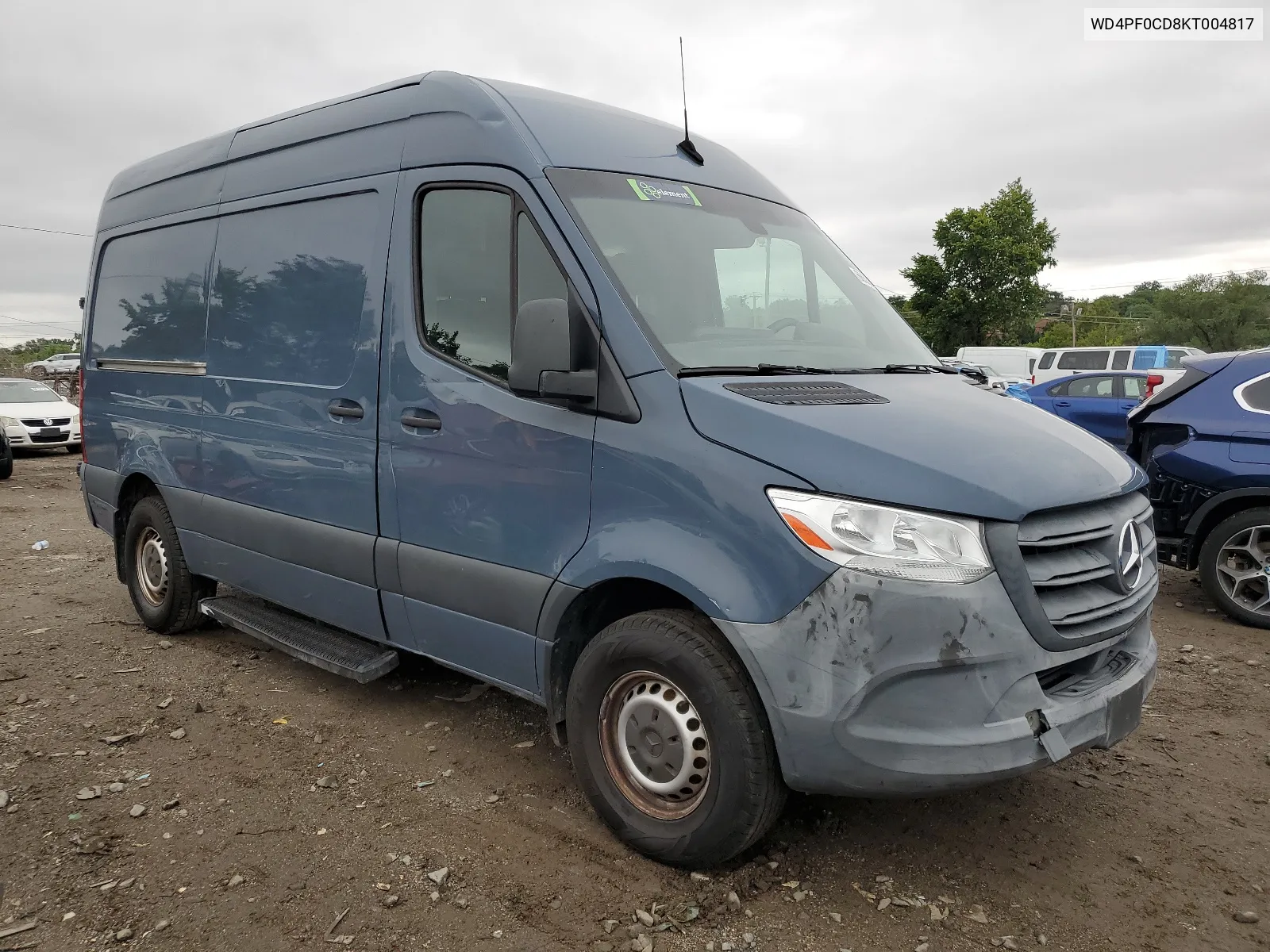 2019 Mercedes-Benz Sprinter 2500/3500 VIN: WD4PF0CD8KT004817 Lot: 66534384